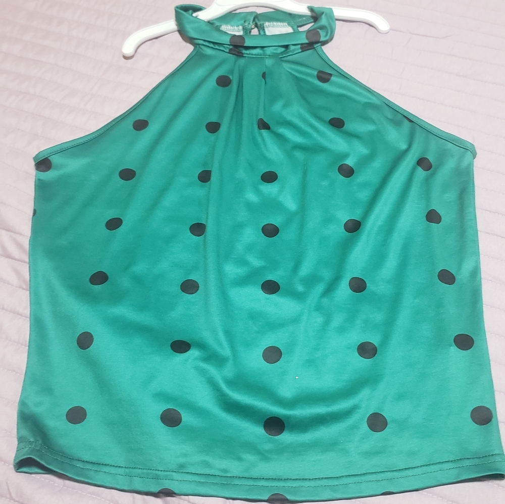 Womens Green Top